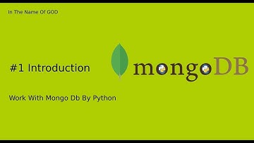 Work With Mongo Db By Python 🍃