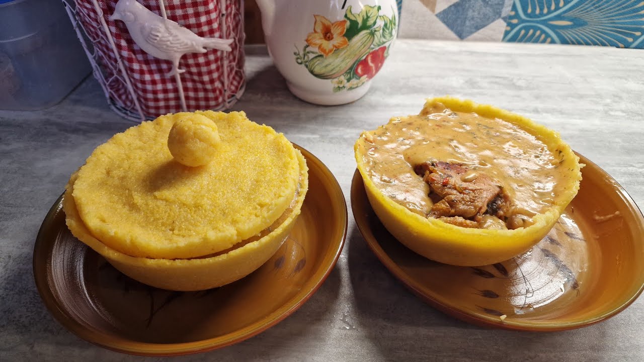 Cumpărăturile din târg. Tocăniță în mămăligă