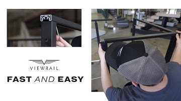 How to Couple Quickslide Handrail on Flat Top Posts -Viewrail Cable Railing Install (Part 4)