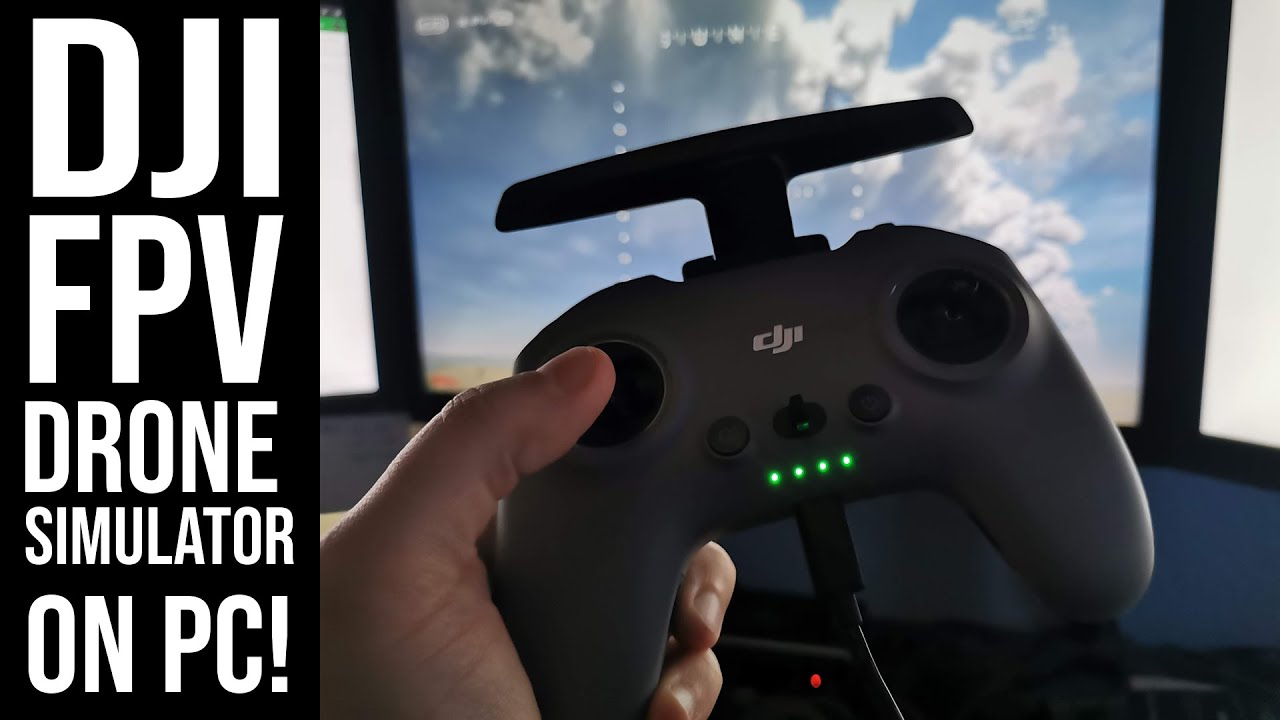 Jeg vil have international udkast DJI FPV Drone - Train on your PC with the FPV Controller 2! No Virtual  Flight App needed!! - YouTube