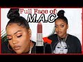 Full Face MAC Cosmetics Make Up | WOC