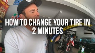 How To Change Your MTB Tire in 2 Minutes // Michelin Tires & Stan's Rims