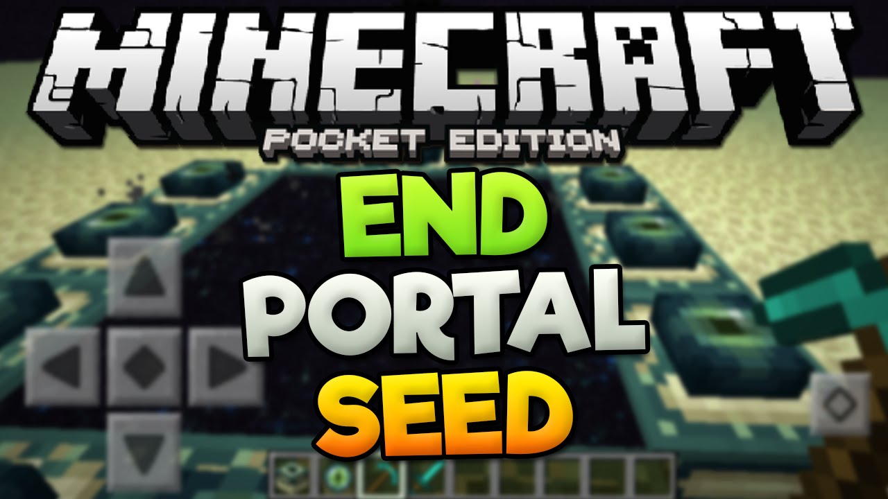 Minecraft Pocket Edition - How To Make An END PORTAL (Minecraft PE) 