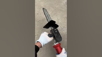 Bộ chuyển đổi lưỡi cưa xích với máy mài #handtools #hardwaretools #trending #shorts