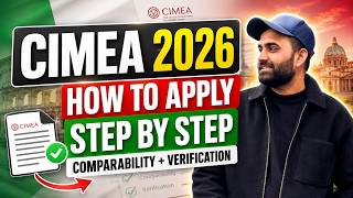 How to Apply for CIMEA 2026-27 | Statement of Comparability &amp; Verification | Step-by-Step Guide