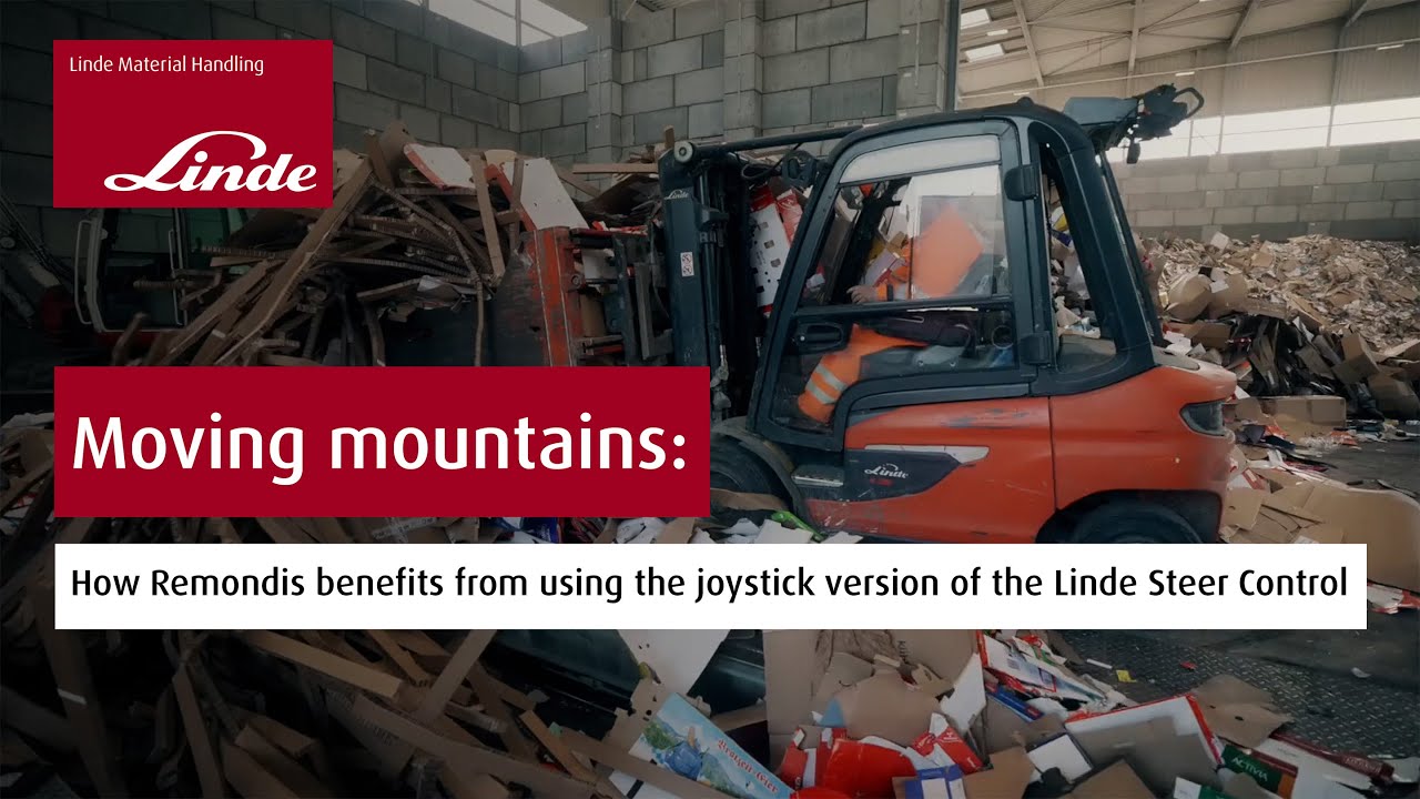 Moving mountains: How Remondis benefits from using the joystick version of the Linde Steer Control