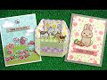 Intro to Spring Blossoms Background Stencils + 3 cards from start to finish