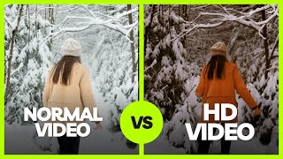 How to Make Normal video to HD video in capcut | capcut tutorial