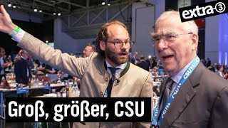 Maxi Schafroth übernimmt den CSU-Parteitag | extra 3 | NDR