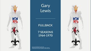 Gary Lewis: Football Fullback and Running Back