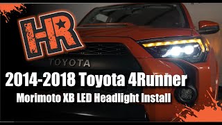 Get the morimoto xb led headlights for you 2014-2018 toyota 4 runner
here:
https://headlightrevolution.com/2014-2020-toyota-4runner-xb-led-headlights/?ctk=54...