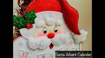 Bucilla Santa Felt Advent Calendar