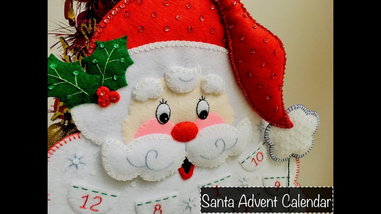 Bucilla Santa Felt Applique Kit – Make Your Own Holiday Napkin Cuffs & Coasters DIY Craft