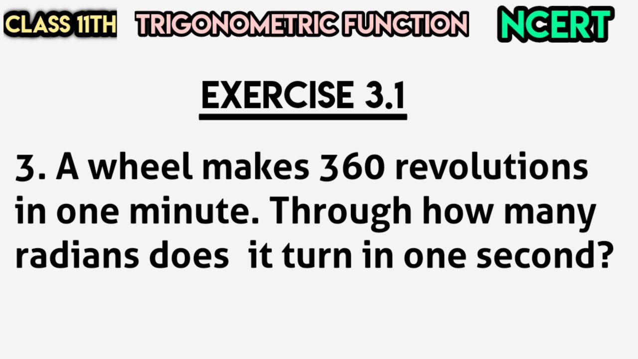 A Wheel Makes 360 Revolutions In One Minute Through How Many Radians A Wheel Makes 360 Revolutions In One Minute Through How Many Radians
