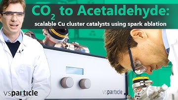 CO2 to Acetaldehyde: scalable Cu cluster catalysts using spark ablation | Nature publication