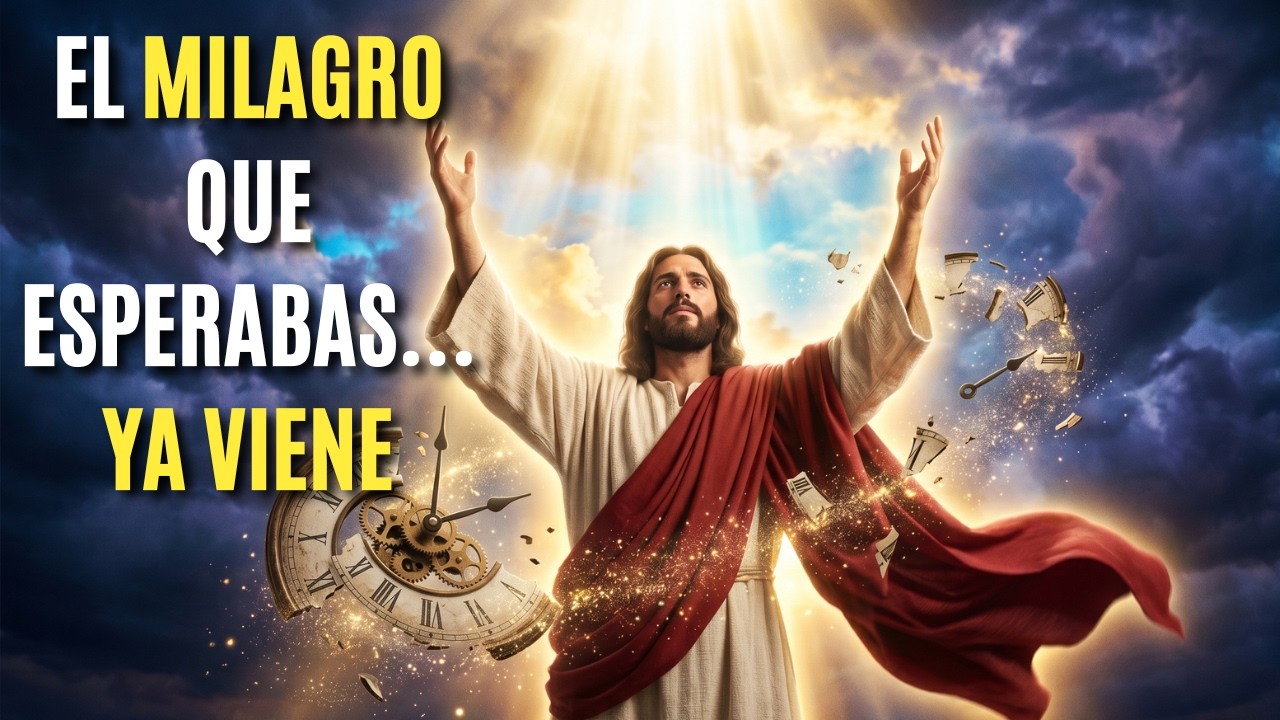 DIOS TE DICE HOY: El milagro no llegó tarde, llegó en mi tiempo ...