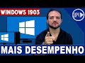 Como MELHORAR o DESEMPENHO do Novo Windows 10 versão 1903!