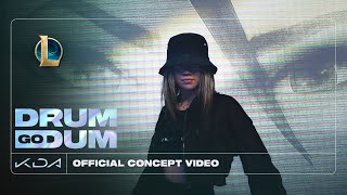 K/DA - DRUM GO DUM ft. Aluna, Wolftyla, Bekuh BOOM (Official Concept Video - Starring Bailey Sok) screenshot 5