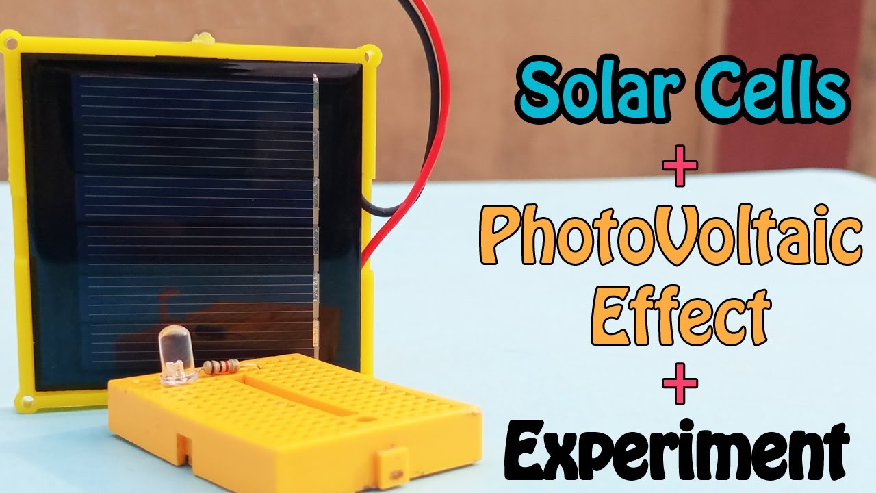 What are Solar Cells and Photovoltaic Effect Explained in Urdu Hindi