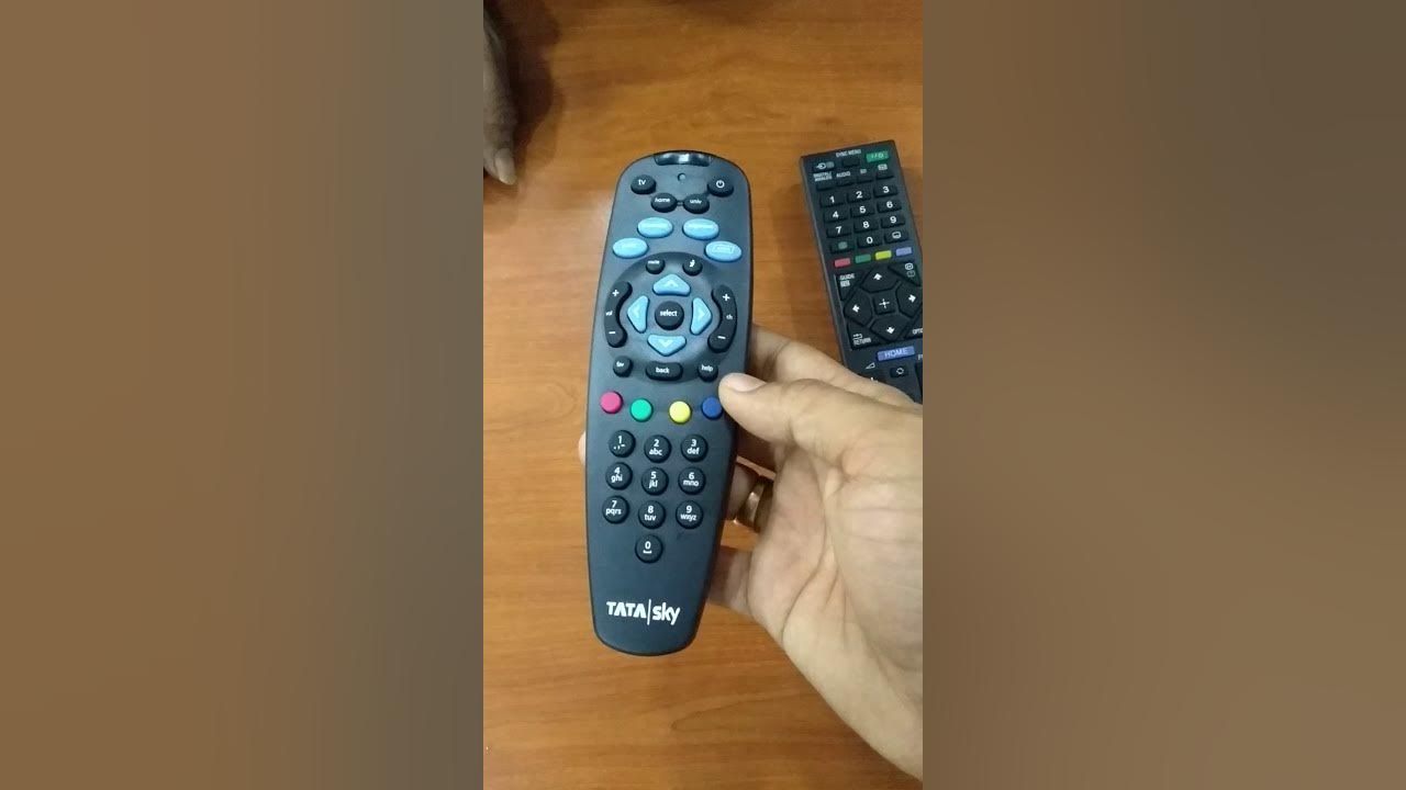 Tata Sky Remote Pairing with any TV/LCD Remote YouTube