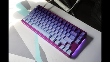 IDOBAO ID80v2 with Lubed and Filmed Silent Alpaca Switches Typing Test