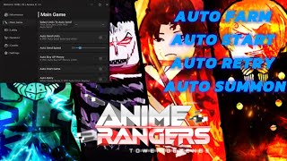 [CELL/PC[ SCRIPT [lançamento] Anime Rangers [AUTO FARM [AUTO START [AUTO RETRY [AUTO SUMMON] & MORE