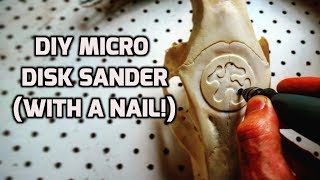 How To Sand a Smooth Background on a Skull Carving
