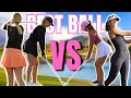 9 hole best ball  blondes vs brunettes loser cleans clubs