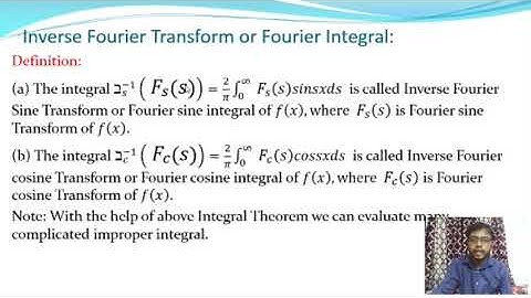 Lecture 19 (Convolution Theorem, Inverse Fourier Transform)
