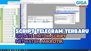 Update Script Netwatch Telegram Mikrotik