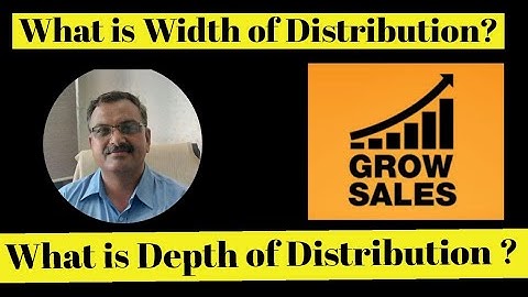 What is Distribution in Sales? What is Width of Distribution? What is Depth of Distribution? #FMCG