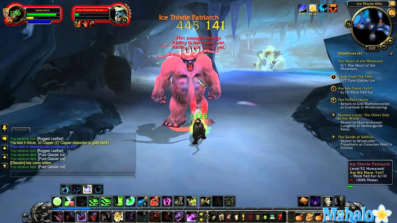 WoW Cataclysm Walkthrough Winterspring Part 9 - YouTube