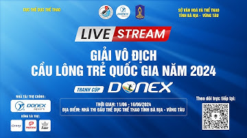 🔴TRỰC TIẾP LỄ KHAI MẠC | GIẢI CẦU LÔNG CÁC CÂY VỢT THIẾU NIÊN - TRẺ XUẤT SẮC QUỐC GIA NĂM 2024