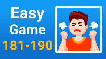 Easy Game Level 181 182 183 184 185 186 187 188 189 190 Answers