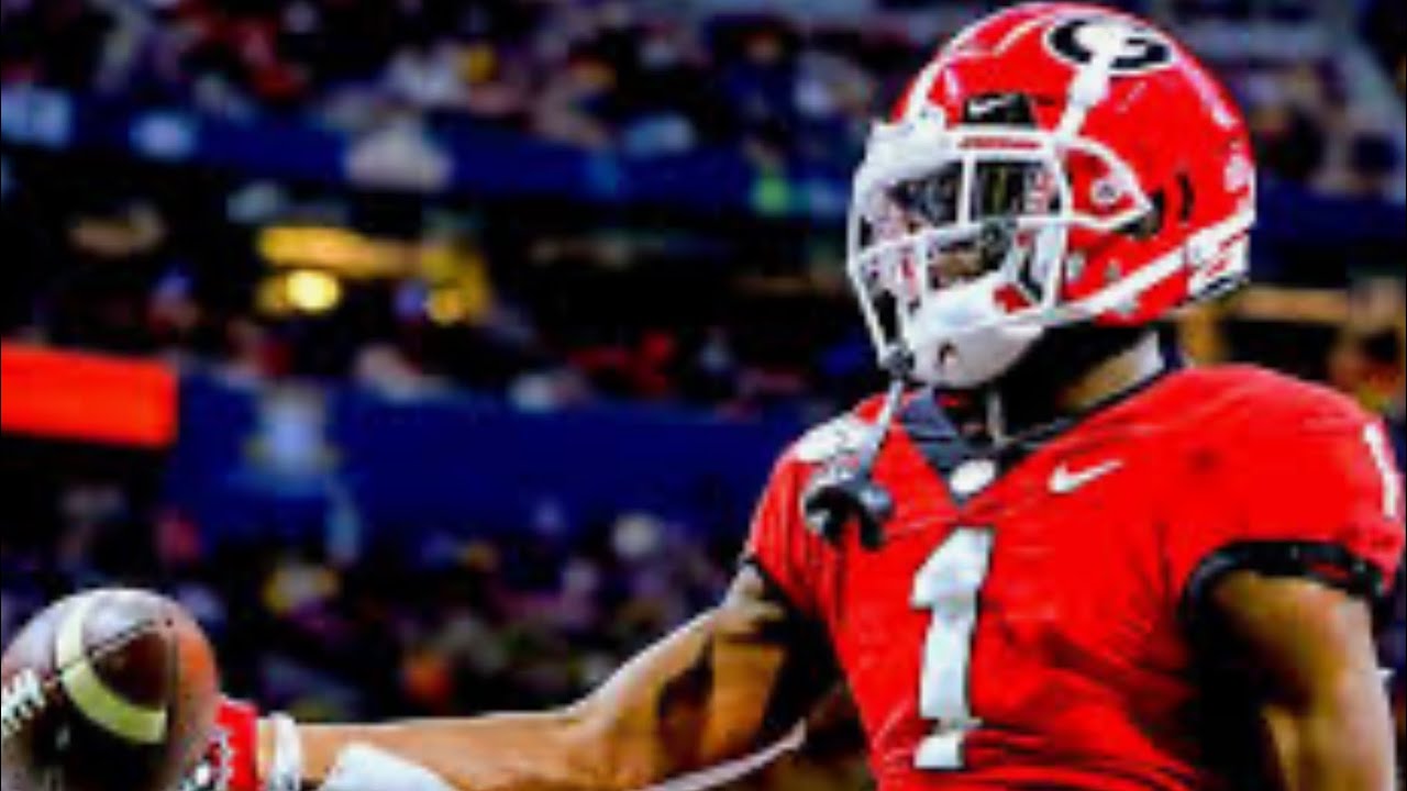 Best WR in college Pickens Bulldogs Highlights YouTube