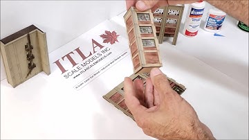 ITLA Scale Models Inc -#4  N Scale Modular Wall System Pilasters