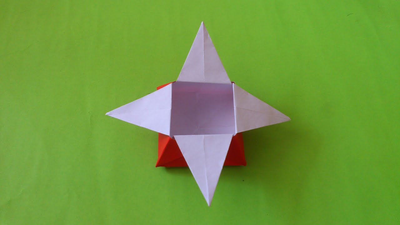  Cara  Membuat  Origami  Box Bintang  Origami  Box YouTube
