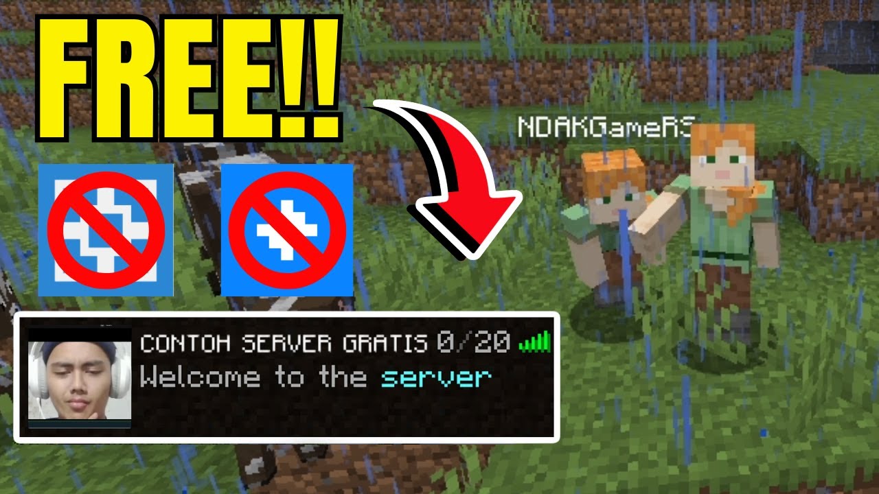 Cara Membuat SERVER MINECRAFT GRATIS, NO ATERNOSS Dan NO ESSENTIALS ...