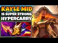 Melt entire teams with kayle mid she is extremely strong right now