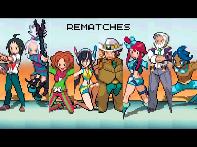 Pokemon Blaze Black 2 Redux - All Gym Leader Rematches (Challenge Mode) 