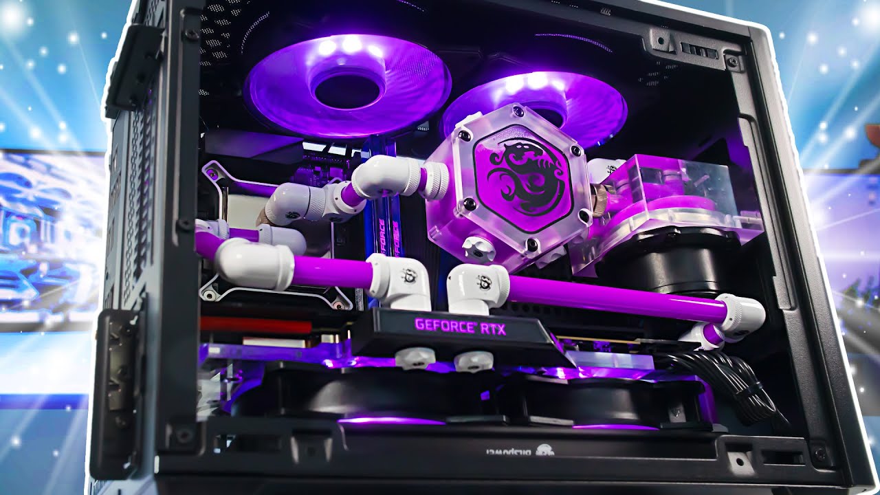 I CUSTOM Water Cooled the Cooler Master NR200P ITX PC Build + Benchmark 