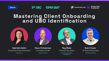 Mastering Client Onboarding & Cross Border KYB