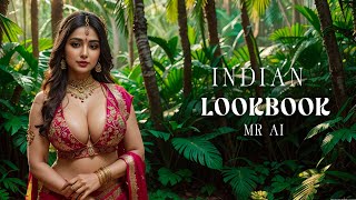 [4K] Ai Art Indian Lookbook Girl Al Art Video - Amazon Forest