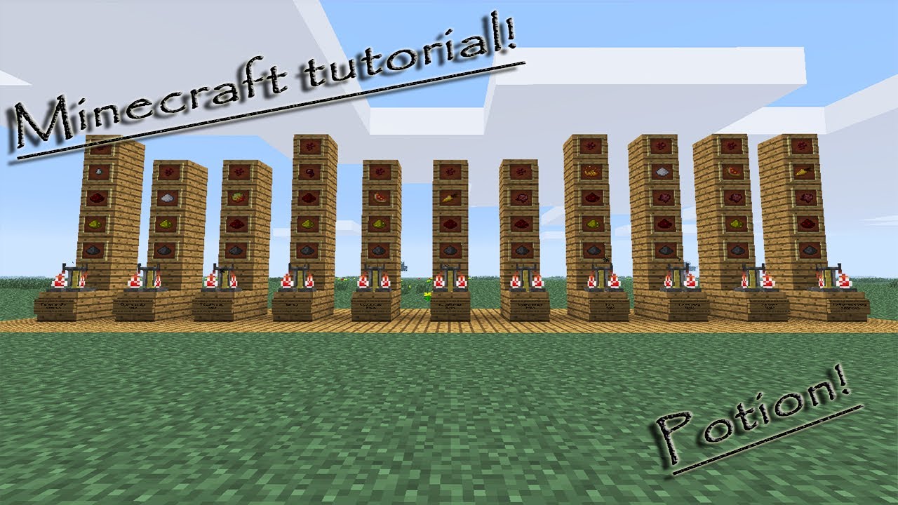 Minecraft: potions! youtube