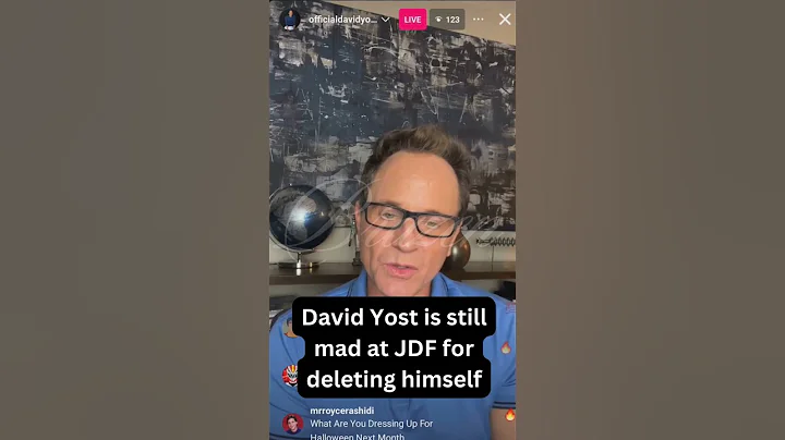 David Yost is still mad at JDF for deleting himself #powerrangers #shorts