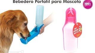 ✨ Bebedero Dosificador Portátil para mascotas - - YouTube