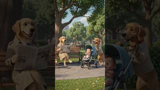 What if Dogs owned Humans instead 😭🐶🐕 Welcome to the Reverse World 😂🔄 #shorts #aianimation #ai