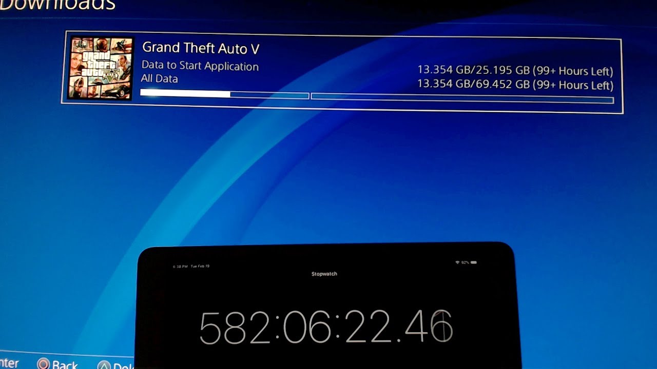 Shredded intellektuel score I downloaded GTA 5 on PS4 using Dial Up Internet (1000+ Hours) - YouTube