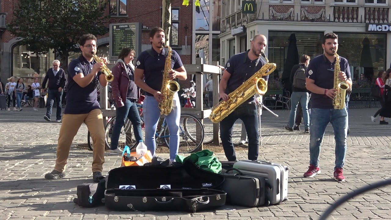 2018 - 7 Setembro.Viva la vida de ColdPlay. Sparkle. Música na rua (Gante-Belgica) - YouTube
