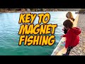 The key to magnet fishing is persistence